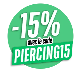 Accessoires Titane ASTM F136 interne cœur couronné strass blanc | iTC