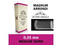 Round Magnum (RM) steriele naalden 0,35 mm - Medium Taper | Tattoo naald