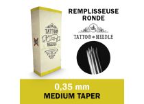 Steriele Ronde Shader (RS) naalden 0.35 mm - Medium Taper | Tattoo Naald