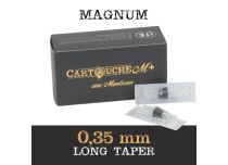 M+ Magnum (M1) tatoeagepatronen - Ø 0,35 mm - Lange conus | Itc.