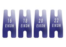 Brede achterveer Conventioneel Blauw | Eikon