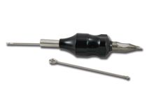  Aluminium huls voor patroon + 2 geleiders |