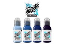 Limitless Shades of Blue Collectie Tattoo Mengset | Wereldberoemd