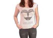 Dames-T-shirt LAST WHISPER ontwerp La Gourgandine Roze