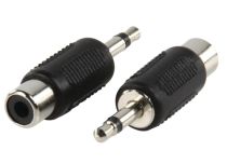 Vrouwelijke RCA naar mannelijke 3,5mm jack adapter