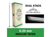 Dual Stack Magnum (M2) steriele naalden - Medium taps | Tattoo naald