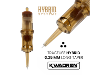Cartouche de tatouage  Traceuse (RL) - Ø 0,25 mm - Long Taper | Kwadron Hybrid