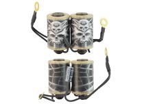 Kabel met condensator met doodshoofd en gekruiste botten | Sunskin
