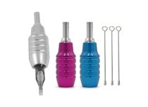  Ø 25 mm verstelbare aluminium huls voor patroon + 3 geleiders