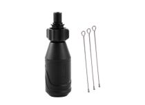  Ø 27mm Zwarte Aluminium Verstelbare Patroonhuls + 3 Geleiders