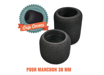 Doos met zwarte schuimrubberen hulzen Ø Ext. 45 mm voor grip 30 mm | Grip Cover