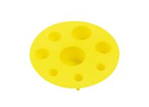 Dienbladkapjes Rond Geel 8 cm | Itc