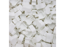 Natuurlijke biologisch afbreekbare tandkapjes wit x100 stuks | CRAZY CUP