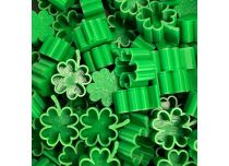Natuurlijke biologisch afbreekbare doppen trefle mat groen x100 stuks | CRAZY CUP