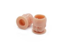 Plastic doppen Ø 13 mm x 19 mm babykopjes Set van 200 stuks