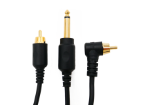 Rechte of haakse RCA-clipkabel