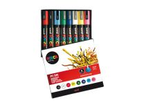 Doos met 8 markers 2,5 mm medium conische punt | Posca
