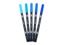 Blauwschrijvende markers in verpakking of zakje | Tombow