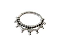Stalen scharnierring septum kroon | Itc