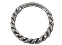 Stalen scharnierring gedraaid