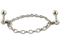 Dubbele staaf en kogelketting 4 mm | Itc