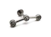 Labret Staalpatroon Drievoudige Strass Recht | Itc