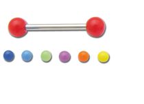 Barbell Staal Acryl Ballen 5 mm Neon Gekleurd |Itc