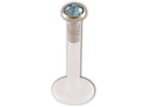 Labret BioFlex Gekleurd Kristal Stalen Uiteinde | Itc