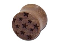 Plug Teak Dubbele Schouder Sterren | Itc