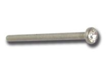 Rechte stalen neusbout 1 mm tot kogel 2,3 mm - Cristal Coloré | Itc