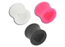 Gekleurde Silicone Tunnel Hart | Itc