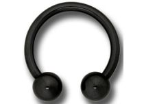 Hoefijzer Titanium Zwart | Itc