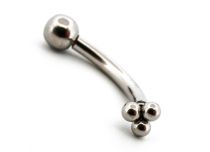 Micro Banaan 1,2 x 8 mm Stalen Drievuldigheidskogel | Itc