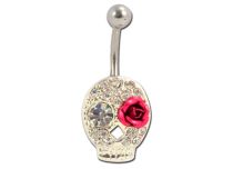 Bananenstaal Fantasiekraan Calavera & Bloem | Itc