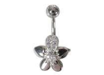 Bananen Bloemen Strass Wit | Itc
