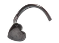 Stalen knop Zwart Hart | Itc