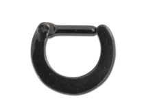Zwart stalen septumscharnier