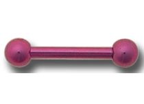 Titanium gekleurde halterstang met kogels 3 mm | Itc