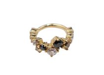 Scharnierring CoCr Pvd Goud 1.2X8 geometrische vorm