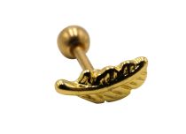 Labret staal PVD goud verenpatroon | Itc