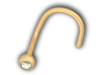 Draadstift Staal Goud Fijne Bal 2,3 mm Kristal Wit | Itc