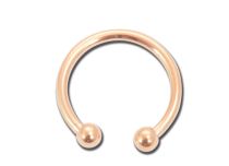 Faux Piercing Septum Roze Staal Hoefijzer | Itc