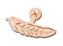 Barbell Staal Goud Roze Veerpatroon | Itc