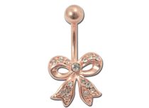 Banaan Navel Staal Goud Roze Flot patroon | Itc