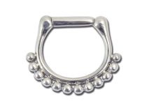 Ring Septum Stalen Scharnier Bal Ketting Patroon |Itc
