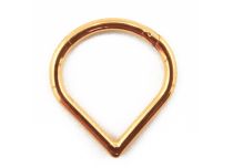 Scharnierring Titanium PVD Goud Steriel Druppelpatroon | Itc