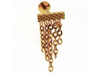 Labret Titanium PVD Goud Inwendig Steriel patroon 5 Ketting | Itc