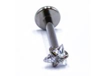 Labret Titane Interne Stérile motief Griffé Driehoek | Itc