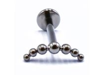 Labret Titane Interne Stérile motief Arc de Billes | Itc