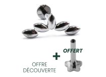 Labret Titane Intern Stérile motief Amande | Itc
